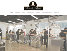 Tablet Screenshot of culinaryartschoolecuador.com